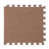 10pcs Cotton Linen Interlocking Carpet Tiles Anti Slip Floor Protection