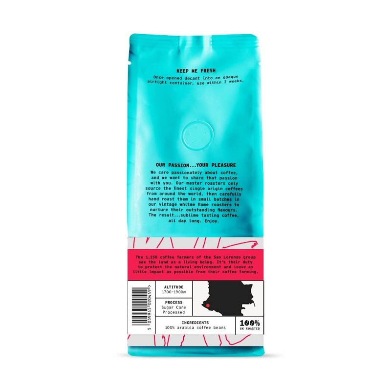 Coffee Beans 227g Bag, Whole Bean Coffee, Colombian Decaf Coffee