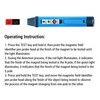 Magnetic Polarity Tester Magnet North South Pole Detector with LED