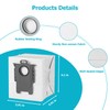Janhaley 6 Pack Dust Bag for Roborock Q7 M5+, Q10