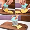 Crinkle Cutter Stainless Steel Potato Carrot Chip Vegetable Crinkle Wavy