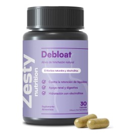 Zesty Debloat Cpsulas Alivio De Hinchazn De Forma Natural Sin Sabor                                                                                   