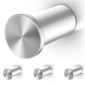 Raumhero® Coat Hook Stainless Steel Towel Hook for Drilling 100% Made in Germany (Load Capacity up to 30 kg) Extremely Versatile (Including Screws, Dowels & Instructions)