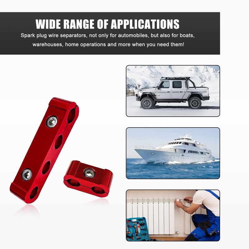 YTFRL 4PCS Car Engine Spark Plug Wire Separator Divider Set,