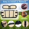 MOSNAI EZGO RXV Seat Cover, Golf Cart Front Seat Cover