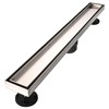 AVSIILE Linear Shower Floor Drain, 24 Inch Brushed Nickel 304