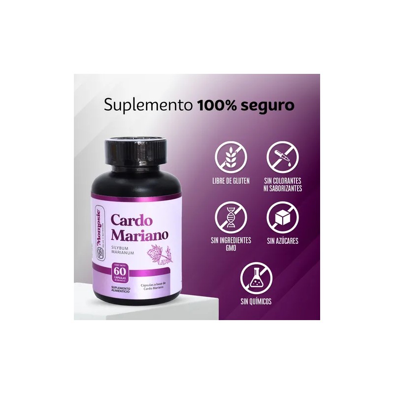 Cardo Mariano 60 Cáps | Silimarina | Milk Thistle |