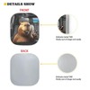 Bulopur 2 Piece Car Windshield Sun Shade Foldable Funny Capybara