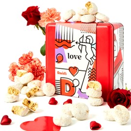 David’s Cookies Butter Pecan Meltaways - 16Oz Butter Cookies with Crunchy Pecans and Powdered Sugar - Gourmet Cookie Food Gift Basket For Her, Him And Family
