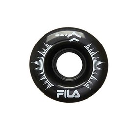 FILA SKATES Roller Wheels 60751032 Unisex Children's Roller Skates, Black, 54 mm