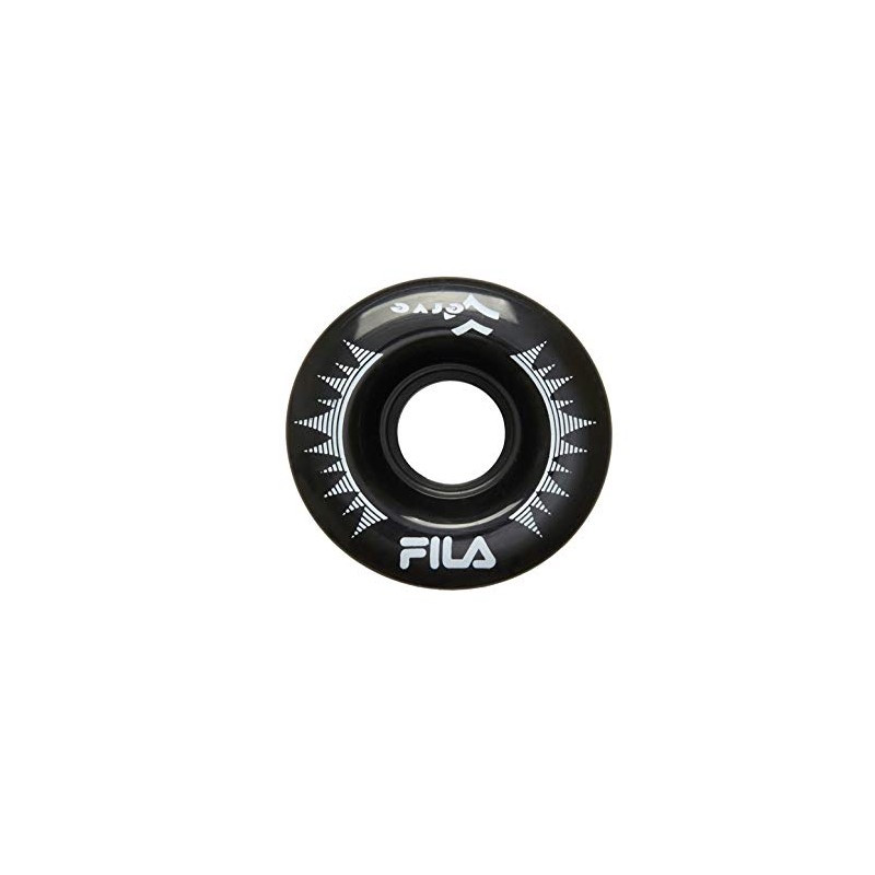 FILA SKATES Roller Wheels 60751032 Unisex Children's Roller Skates, Black,