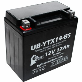UpStart Battery 12V 12AH Battery for 1992 Honda TRX300 Fourtrax 300 CC