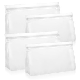 4 Pcs Tsa Approved Toiletry Bag Quart Size Travel Bag Leakproof Clear Toiletry Bags For Toiletries Reusable Security Regulations Waterproof & Leakproof For Toiletries