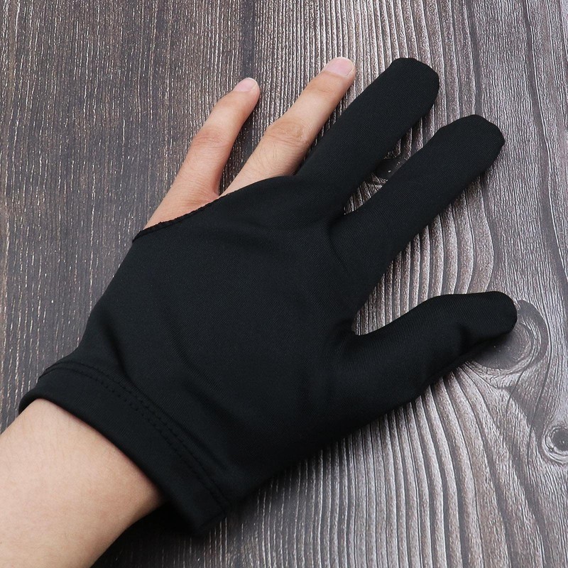 4PCS Billiard Gloves Three Finger Cue Snooker Billiard Pool Shooters