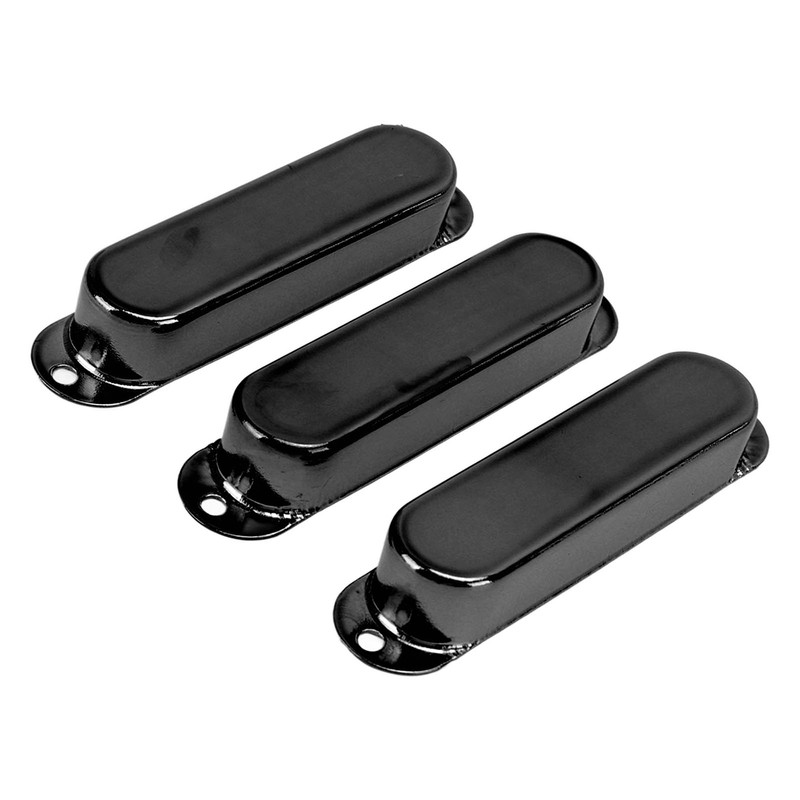 3Pcs Electric Guitar Single Coil Pickup Cover Copper Instrument Accessory
