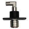 Flush Mount Air Fitting 1/4" BSP Male 90 Degree compressor