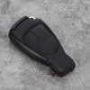 Qiilu Key Shell Cover, 3 Button Car Remote Key Fob