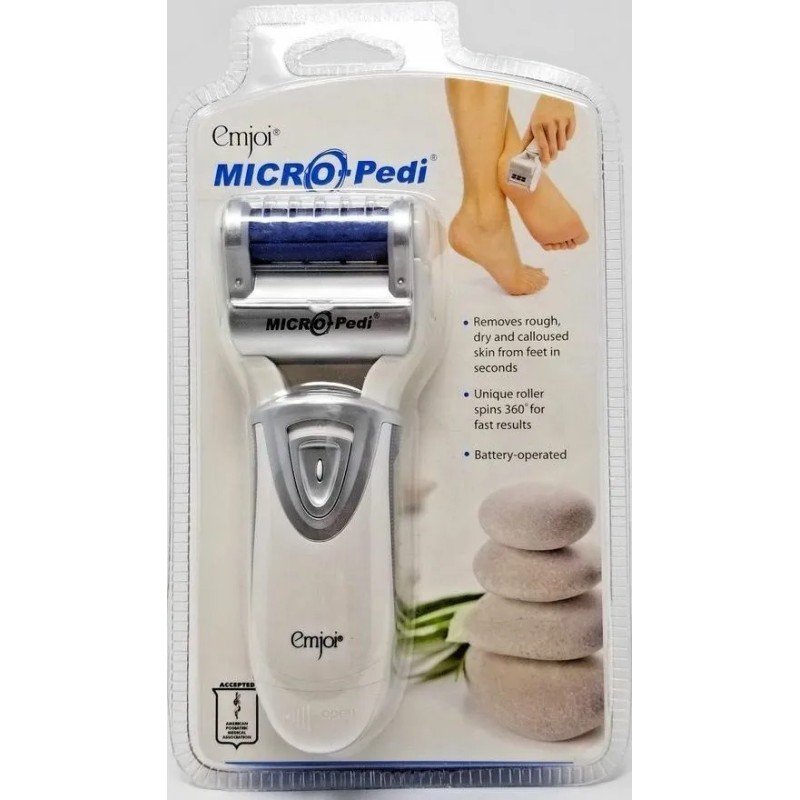 Emjoi Micro Pedi White Callus Remover w/ Extra Coarse Roller