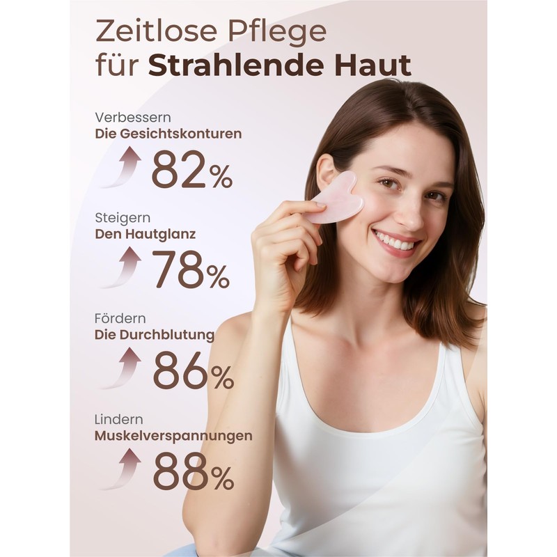 Gua Sha Gesichtswerkzeuge, Guasha Werkzeug für Gesicht Akupunkturtherapie Triggerpunkt Behandlung