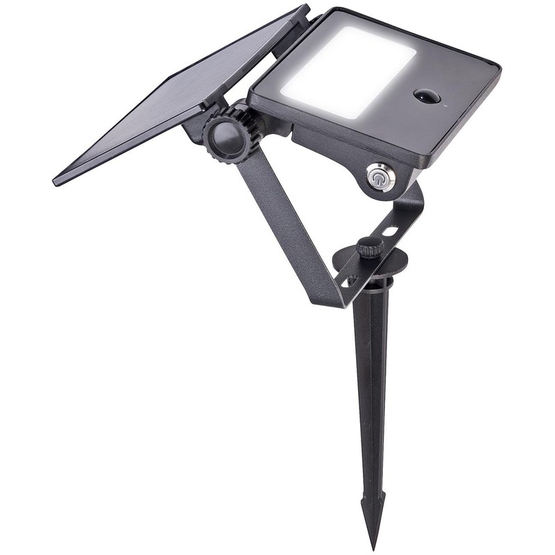 Luminea 700LM 1800mAh IP65 Solar LED Motion Sensor Garden Spotlight