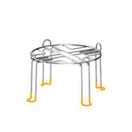 Purewell Detachable Stainless Steel Stand with Rubberised Non-Slip Feet, Matching Stand for 2.25/2.9 Gallon Water Filter System or Other Medium Water Filters