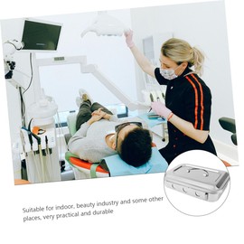 CHILDWEET 1pc Stainless Steel Thermometer Box Soaking Sterilization Tray for Body Thermometers