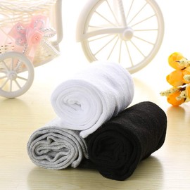 Yesallwas Unisex Tabi Flip Flop Socks, 6 Pairs, Cotton Split Toe, Elastic, 16-28cm, Black, White, Grey