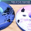 Heavy Duty Double River Tube, 2-Person Inflatable Floating Tube with