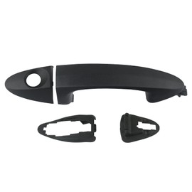 TQPONLY Exterior Door Handle | Compatible with 2011-2019 Ford Fiesta,Front Outside Left Side with Key Hole | Replaces DE8Z-5422404-BA