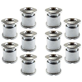 FregocS Bicycle Chain Wheel Chainring Bolt Nuts Useful Set of 10 (10 Double) Heavy Duty Steel BIC-CRBt-WW