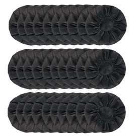 QeeFop Pack of 100 Headphones Protective Covers Disposable Headphones Cover for Headphones Ear Pads 8-13 cm (Black)