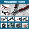 6.3" Wire Cutters, Side Cutter 3 in-1 Cable Cutters for