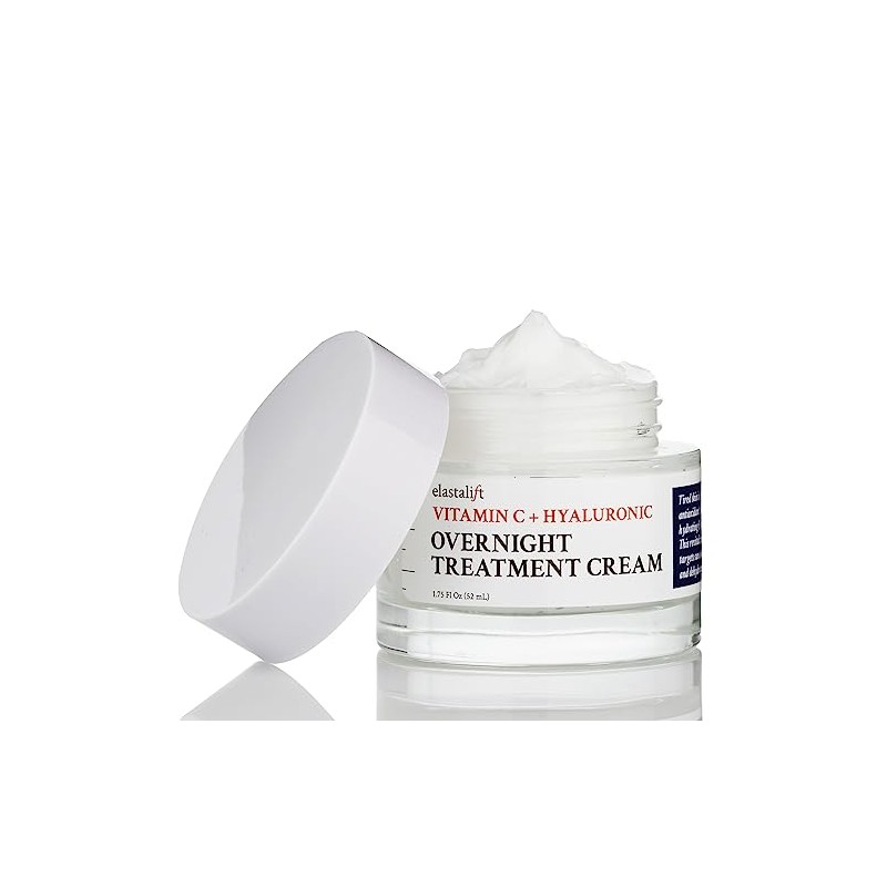 Elastalift Crema Noche Renovadora Iluminadora Vitamina Hidratante Ácido Hialurónico Cara