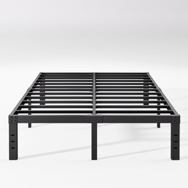 Neslime 12 Inch High Full Size Bed Frame Metal, Platform Bed Frame Full Size, Heavy Duty, Easy Assembly, Noise Free, Black