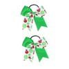 Koolgil Girl's St. Patrick's Day Bowknot Hair Tie Four Leaf