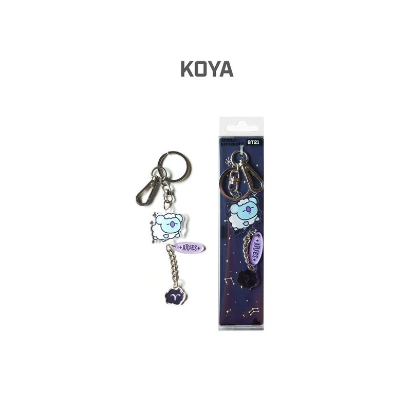 BT21 Solomon Shoji Acrylic Key Chain Hanging Constellation Winter Gift
