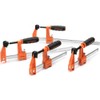 Jorgensen Set of 4 medium weight steel clamps (2-15 cm,