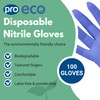 PRO UltraFLEX Bluple Biodegradable Disposable Gloves - Purple/Blue Nitrile Gloves