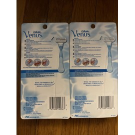GILLETTE VENUS Women's Razor 3 Blade smooth shaver ( set of 2)