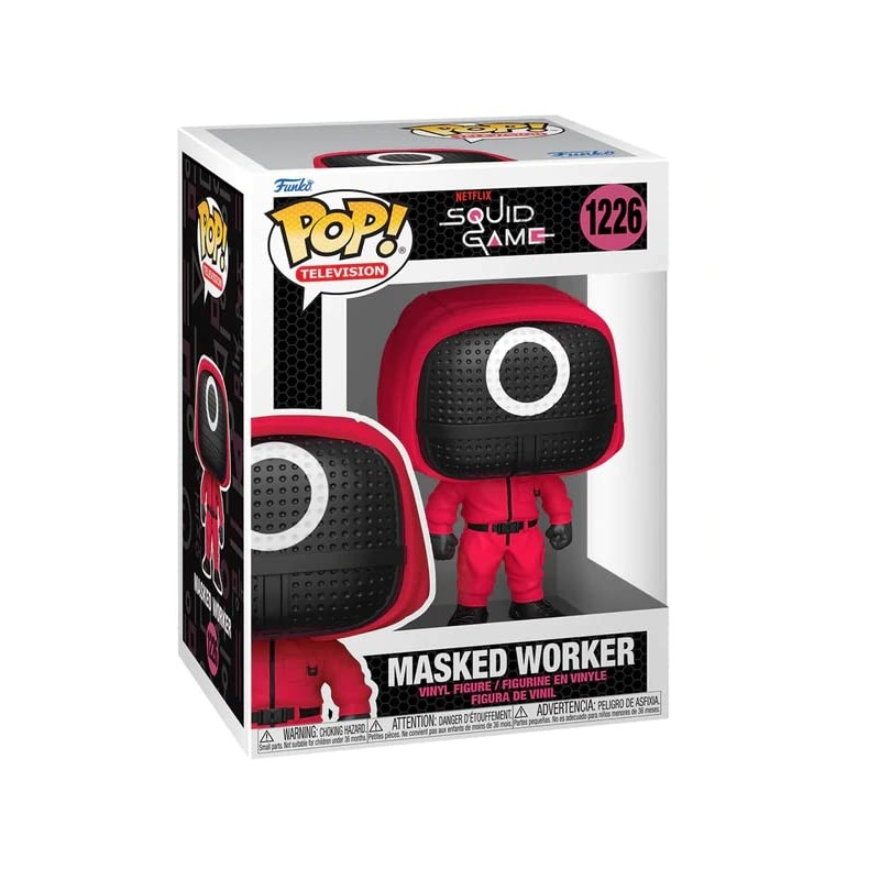 Pop! Squid Game Masked Worker (Bundled with Compatible Pop Box