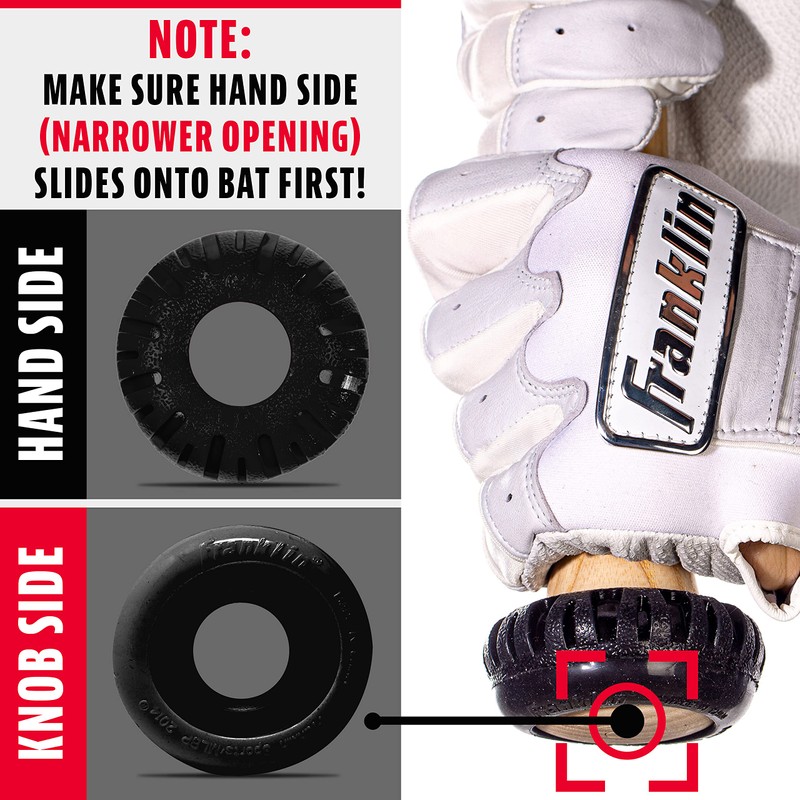 Franklin Sports Baseball Bat Grip Knob - Gator Grip Bat