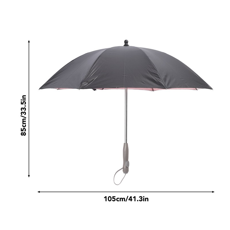 Umbrella with Built In Fan and Mist Spray 190T Vinyl