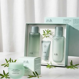Hanyul Artemisia Moisture Soothing 3-piece Women’s Basic Cosmetics Gift Set / 한율 어린쑥 수분진정 3종 여자기초화장품 선물세트
