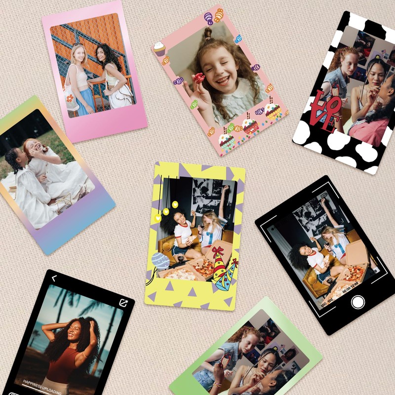 Pack of 60 Photo Frame Stickers, 54 x 86 mm