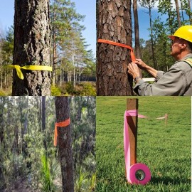 MERCO M220 Surveyors Flagging Tape in Standard Colors - Yellow, 120