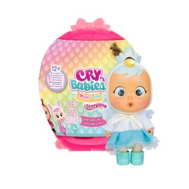 CRY BABIES MAGIC TEARS Dress Me Up - Small Surprise Collectable Doll with Stylish Outfits & Accessories, Doll Cries Real Googly Tears Suitable from 3 Years