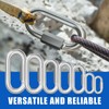 KINLINK Quick Link Chain Connector, 304 Stainless Steel 5PCS M4