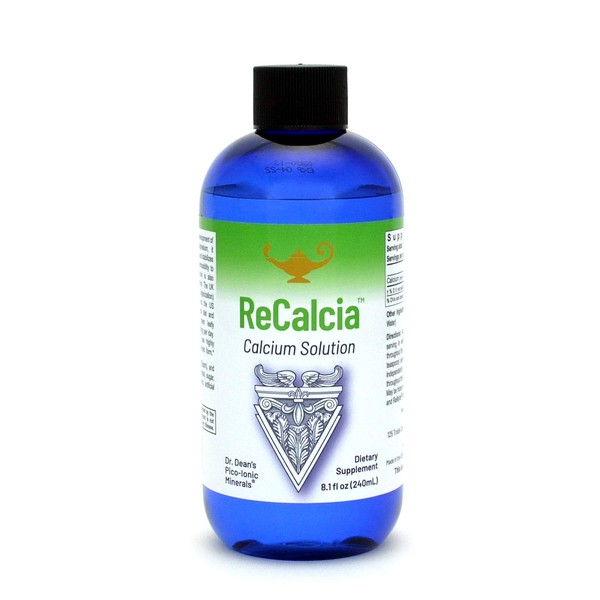 RnA ReSet - ReCalcia Liquid Calcium Solution, High Absorption, High Concentration PicoMeter Calcium Solution, 240 MLS - by Dr. Carolyn Dean