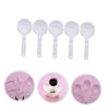 BIUDECO 5pcs Transparent Measuring for Facial Mask Practical Gauge for
