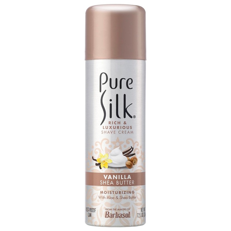 Pure Silk Vanilla Shea Butter Spa Therapy Shave Cream for